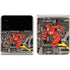 DC Comics The Flash Vintage Action pose pattern Galaxy Z Flip3 5G Skin